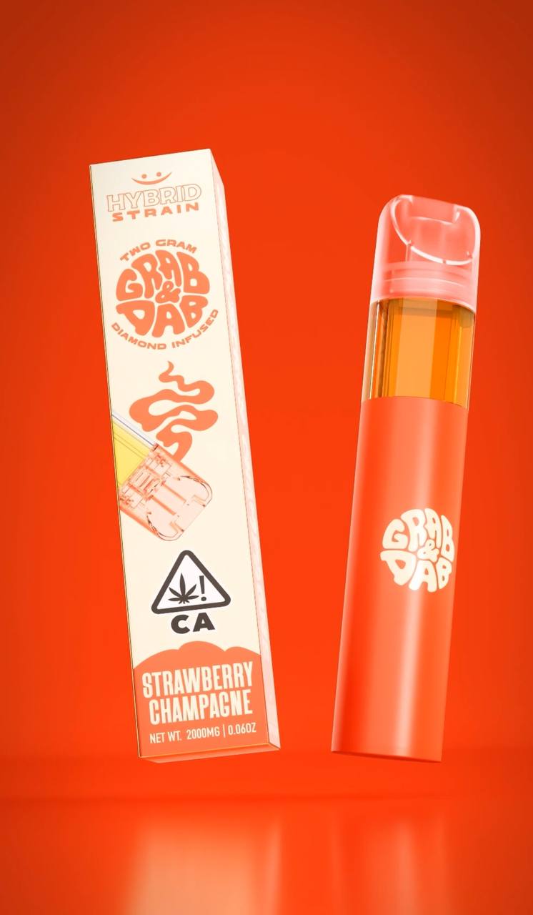 Grab & Dab Strawberry Champagne Disposable